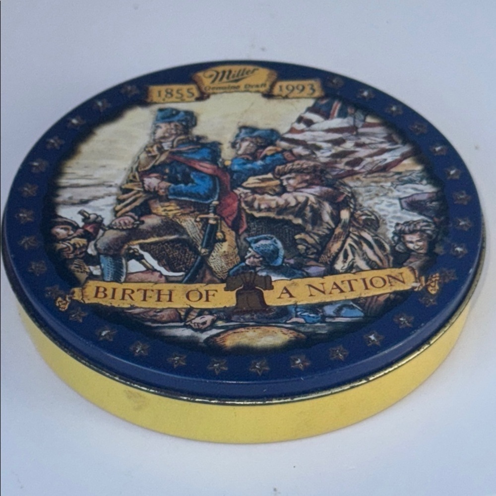 Miller Birth of a Nation Tin coaster set - Picture 1 of 5